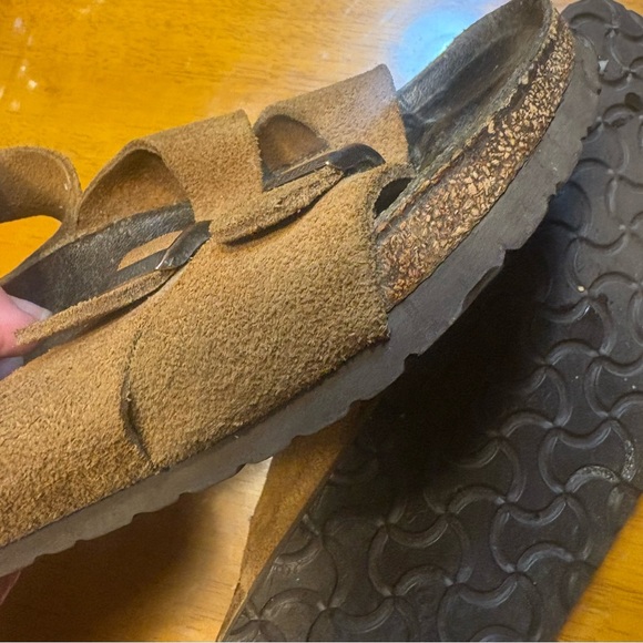 - Birkenstock Beulah Brown leather sandals women size 9 men 7 - Picture 9 of 12